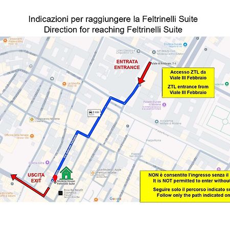 Feltrinelli Suite Modena Zewnętrze zdjęcie