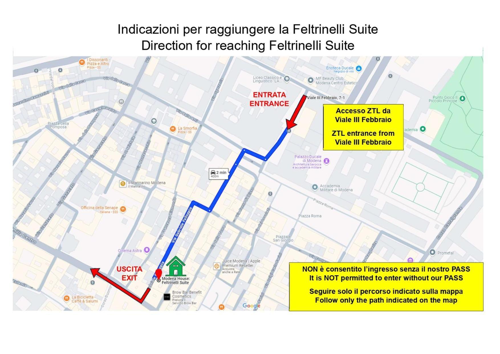Feltrinelli Suite Modena Zewnętrze zdjęcie